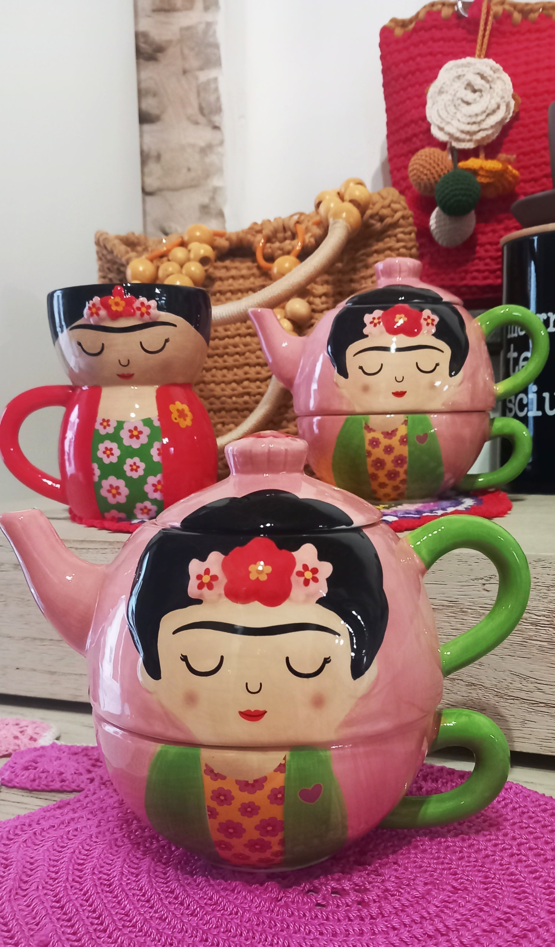 Frida Kahlo tazza + Teiera